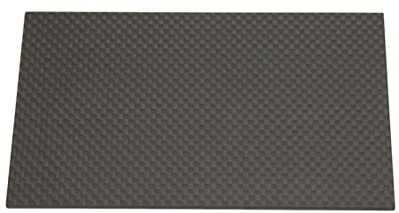 l¨¢mina de Fibra de Carbono de Sarga Duradera y Liviana,Tablero de Fibra de Carbono 3K, l¨¢mina de Placa de Fibra de Carbono Mate de Alta dureza Que se Adapta al Modelo(75 * 125 * 1.5mm)