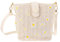 VALICLUD Umhängetasche Daisy Tasche Handtasche Geflochten 1Pcbag Abnehmbares Weißes Blumenmuster für Kleinigkeiten Make-Up Spiel Hand Urlaub Blumenstil Stroh X. Körper in Damengeldbörse