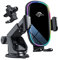 SOARUN Car Phone Holder Wireless Charger, Qi 15W Wireless Car Charger, Auto Clamping Cell Phone Mount for Car Air Vent/Dashboard, for iPhone 16/15/14/13/12/11/X,S23/S22/S21/S20 etc