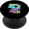 Kamera 90er Jahre Kind Spaß Fotografen Fotografie Bright Comic PopSockets mit austauschbarem PopGrip