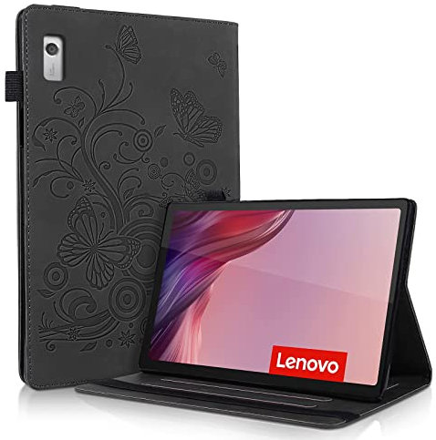 Aswant Funda para Lenovo Tab M9 9 Pulgadas TB-310FU 2023, Estuche Inteligente Funda Lenovo Tab M9, con Función de Soporte/Cartera Case Cover para Lenovo Tab M9 (Negro)
