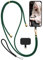 moex Unleash for Apple iPhone 13 Mini - Mobile Phone Chain with Carabiner, Lanyard Quick Removable - Smartphone Necklace with Pad for Cases, Chain for Hanging in Dark Green