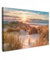 MuchoWow© Impression sur Toile Decoration Murale Peinture 90x60 cm Tableaux Decoratifs Muraux Décoration Chambre Dune - Plantes - Coucher de soleil - Plage - Mer
