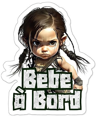 Adesivo bambino a bordo,baby on board, adesivo per auto piccolo aventuro, 13 x 15 cm, in vinile di alta qualità, bambino a bordo