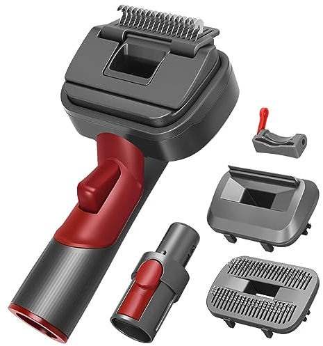 MOPEI 3 en 1 Brosse Aspirateur Chien et Chat | Outil de Toilettage Compatible avec Dyson V7 V8 V10 V11 V12 V15 Gen5 Aspirateur