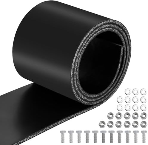 PEUTIER Universal-Schneepflug-Klappe, 72,05 x 6 x 0,24 cm, Schneepflug, Gummiabweiser & 11 Sets, Montagezubehör, Schneepflug, Gummi-Aufsätze, geeignet für 121,9–182,9 cm große Klingen