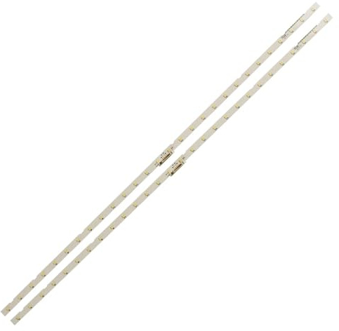 LED-Streifen, 28 Lampen, kompatibel for Samsung 43-Zoll-Fernseher UE43NU7440 UE43NU7170U UE43NU7100U UE43NU7020 AOT_43_NU7100F_2X28_3030C BN44-00947A (Color : 2pcs)