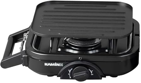 KaminX Cocina de gas Cocina de gas de acero inoxidable/plástico/cobre