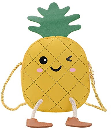 SOIMISS 1stk Kuriertasche Geldbörse Kinder Geldbörse Umhängetasche Für Damen Ananas Tasche Umhängetasche Damen Damenhandtaschen Crossbody Geldbörse Für Mädchen Geldbörse Geldbörsen