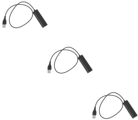 Hoement 3stücke USB Adapterkabel Für Headsets Leicht Tragbar USB Um Kompatibel Mit Pc Laptop Für Home-Office Gaming