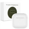 USB-C Carcasa de Carga inalámbrica Compatible con Air Pod 4 (2024), con Funda de Cuero Reemplazo Original Type-C Wireless Charging Case con Botón de Sincronización Bluetooth