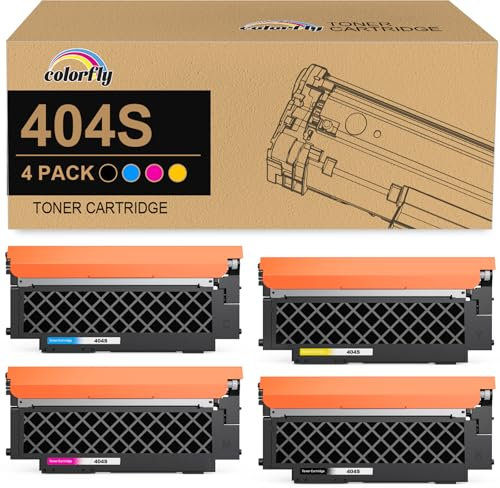 CLT-P404C 404S Toner Kompatibel für Samsung CLT-404S für Xpress SL C480W C480FW C48x C480 C480FN C430W C430 C43X CLT-K404S CLT-C404S CLT-Y404S CLT-M404S (Schwarz Cyan Gelb Magenta, 4er-Pack)