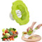 Reibe Fingerschutz Halter Sicherheit Lebensmittel Slicer Veggie Shredder Gemüseschneider Fingerschutz Home Kitchen Obst Slicer Gemüseschneider Handschutz für Hobel Reibe Schneiden (grün)