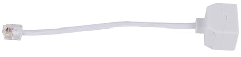 Cpolebev RJ11 6P4C Telefon Splitter 1 maennlich 2 weiblich -