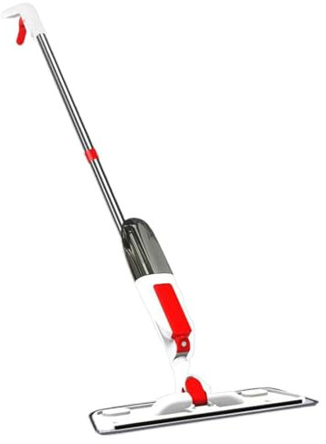 BommFu Mop Con Spruzzatore - Pulitore Pavimenti con Rimozione Polvere - Mop Spray Girevole e Lavabile per Casa, Bagno, Appartamento, Garage e Dormitorio