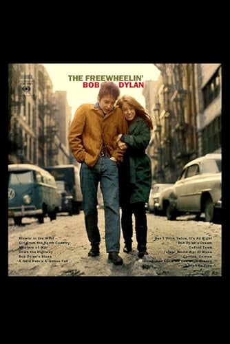 Bob Dylan The freewheelin Notebook: 6x9 Wide-Ruled Journal with 110 Pages – Ideal for Note-Taking, Planning, and Everyday Writing
