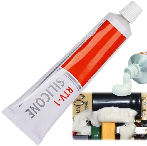 50ML Thermal Paste, Thermal Conductive Glue, High Performance Heat Sink Compound Pastes, Long-Life Ther-mal Putty for CPU, GPU, Memory, PC & Electronic Components, Liquid Metal Ther-mal Paste CPU