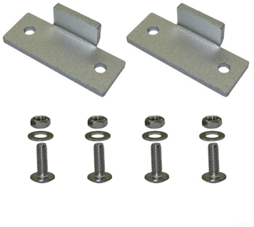 Replacement Hinges Kit For Technics Turntable Dust Cover Fits Models SL D2 SL Q2 SL 3200 Includes Metal Brackets Screws Washers And Nuts For Repair