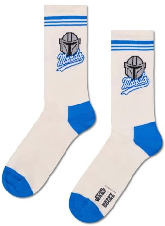 Happy Socks Star Wars Socken und Geschenkboxen mit Ahsoka, Grogu, Mandalorianer, Darth Vader, Yoda und mehr, 36-40 & 41-46