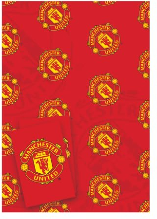 Manchester United Gift Wrap & Tags Wrapping Paper