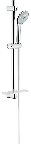 GROHE 27243001 7808214 Euphoria Massage Robinetterie de douche avec tuyau flexible 150 cm Tige 60 cm Chromé