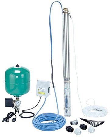Wilo - Pompe eau froide - distribution d'eau - Kit pompe de forage Wilo TWU 3-0123 plug&pump/DS