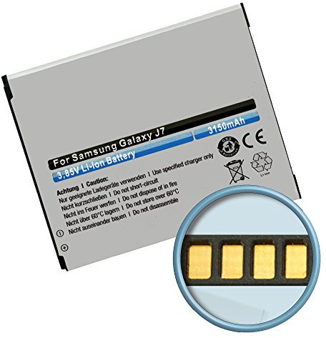 Akku für Samsung J7, SM-J700 / EB-BJ700BBC (3150mAh/12,13Wh) MeXXstar