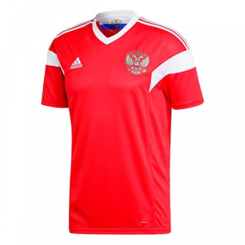 adidas Herren Russland Heim Replica Trikot, Red/White, XL