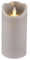Dancing Flame Candle - Grey - Real Wax - Warm White LED - Battery Operated by Festive Lights (18cm)