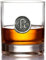 English Pewter Company - Verre à whisky avec monogramme et initiale 325 ml - Personnalisable R claire