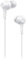 Pioneer C1 In-Ear Headphones (wired) with inline remote control, hands-, torsion- cable, compact earphones, excellent sound quality, industrial design, White,1500753,One Size