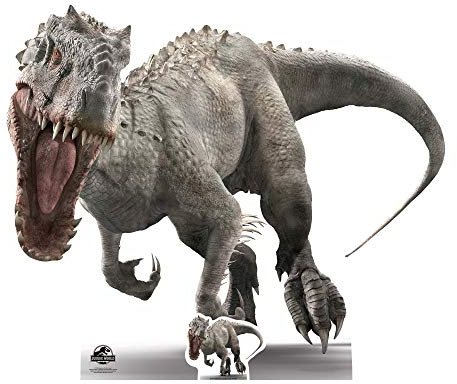 Star Cutouts SC1295 Indominus Rex Dinosaur Cardboard Cutout – Jurassic Party Decoration, Dinosaur Fan Display & Kids Event Prop