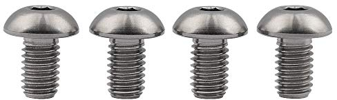 Ruifu M5 Titan Gr5 Inbus-Knopfschrauben Schrauben 8 10 12 mm für Fahrrad Trinkflaschenhalter (4 Stück) (M5 x 8 mm)