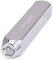 BENECREAT 6mm（Corona） Strumento per Timbratura di Disegno Sigillo in Metallo Punzonatura Timbri Modello Timbratura Capezzoli su Dioielli in Metallo Legno e Pelle