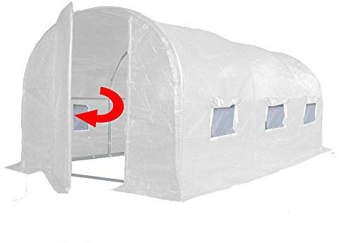 Crocodile Trading Replacement Poly Tunnel Cover for OUR 4m x 2m. (4m x 2m)