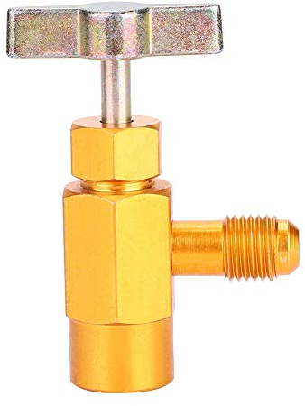 Can Tap Valve Kältemittelspenderwerkzeug Kältemittelöffnungsventil Messing für R-134a R-134 AC Kältemittelhahn 1/2 Acme Gewindeventilwerkzeug