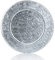 KX-WARE Silver Galvanized Steel Charger Plate, 13-inch Beaded Charger Plates Dinnerware Dishes, set of 8
