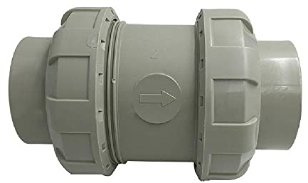 Durchmesser 50mm Rückschlagventil, grau, Wassersperre, Auslaufschutz, Waschmaschine, Geschirrspüler