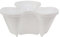 KHBNHJ Lot de pots de fleurs empilables pour fraises et fraises Blanc A2