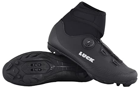 LUCK Unisex Fenix Fahrradschuhe MTB für den Winter, Schwarz, 43 EU