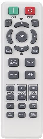 VINABTY New RC02 Replace Remote Control RS7286 Projector Remote Control Replacement fit for BENQ Projector RC02 RS7286 MW732 MX532 535 550 SP0532 HT1070A W1050 Remote Controller