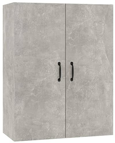 vidaXL Hanging Cabinet Concrete Grey 69,5x34x90 cm Engineered Wood