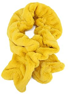 QUEEN HELENA Warme Winter Damen Schals SC01 gelb, Einheitsgröße