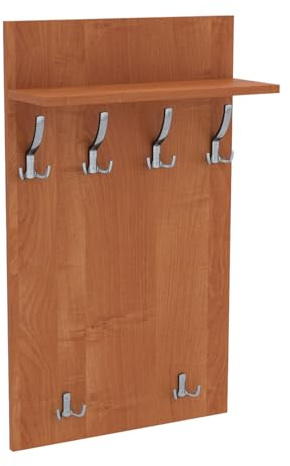AKKE Garderobenpaneel, Wandgarderobe, PVC Maxi, Erle, 120cm x 60 cm