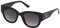 Guess GU 7680 01B Damen Sonnenbrille, Glänzendes Schwarz, 50