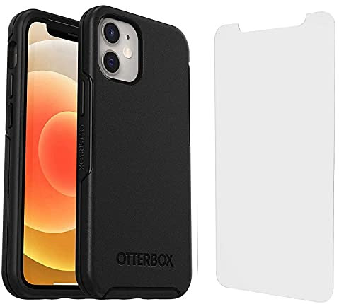 OtterBox Symmetry MagSafe Case for iPhone 12 Mini (Not 12/12 Pro or 12 Pro Max) with Screen Protector - Non Retail Packaging - Black