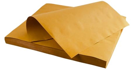 Virsus 10 Kg Tovagliette di Carta Paglia colore Avana, misura 30x40 cm, Tovagliette americane di cartapaglia monouso ideali come sottopiatto rustico e come copri vassoio (circa 1000 Fogli)