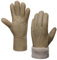 MGGMOKAY Damen Lederhandschuhe Schaffell Handschuhe aus Shearling Warme Winterhandschuhe,Beige,S