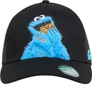 Carlo Colucci Sesamstrasse x Kinder Truckercap Schwarz OS
