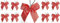 CaPiSo 12 Stück Schleifen 14x16 cm Geschenkschleife Weihnachtsbaum Schleife Weihnachten Glitzerschleife Lamee Weihnachtsdekoration Adventsgesteck (Lurex Glitzer Rot)